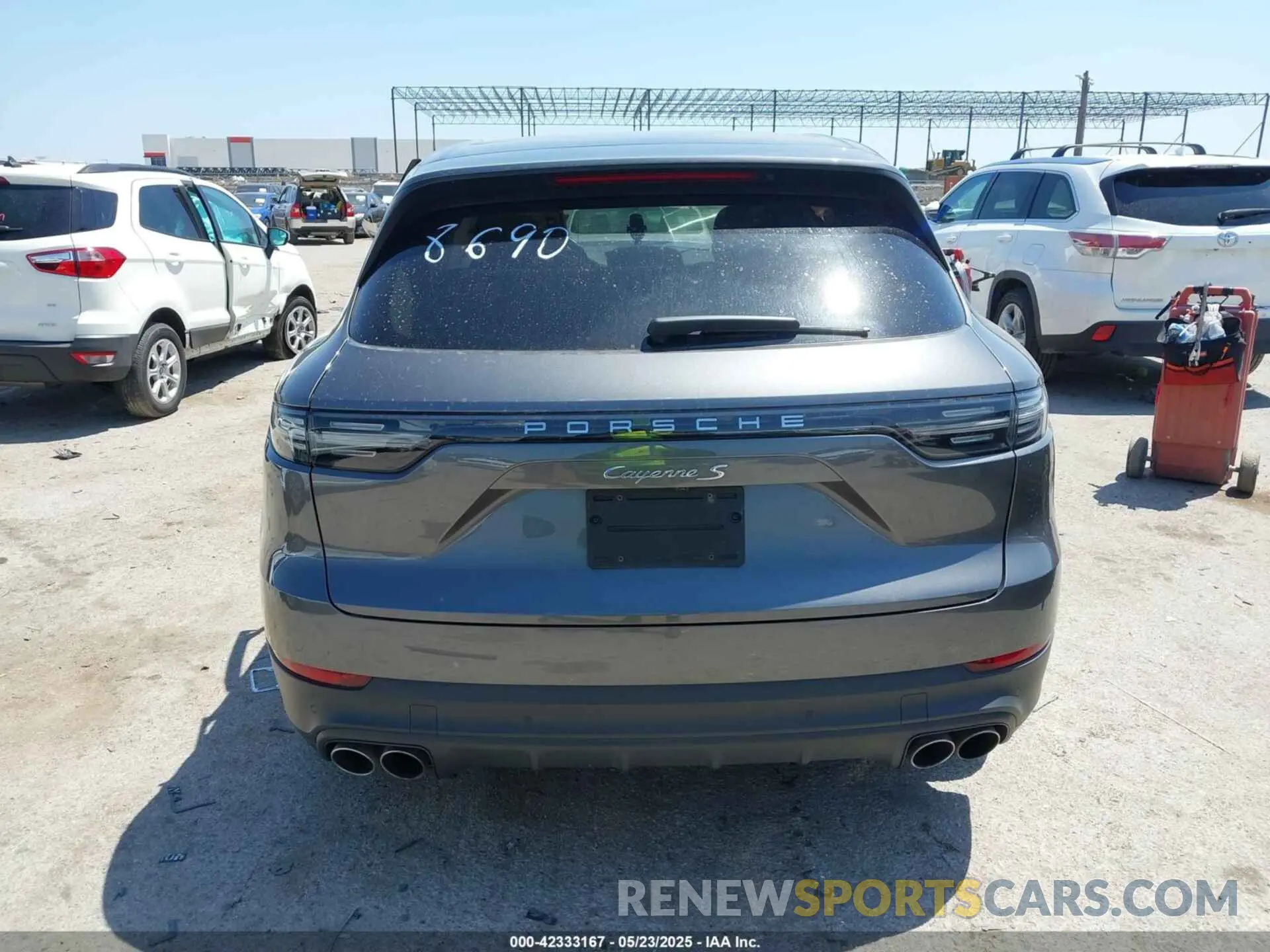 16 fotografías del automóvil dañado WP1AB2AY8MDA28690 PORSCHE CAYENNE 2021