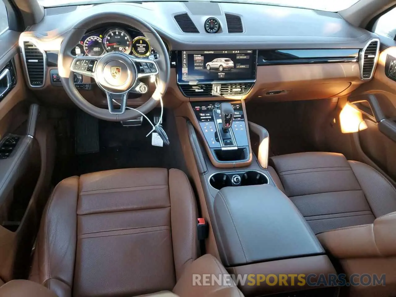 8 fotografías del automóvil dañado WP1AB2AYXMDA27735 PORSCHE CAYENNE 2021