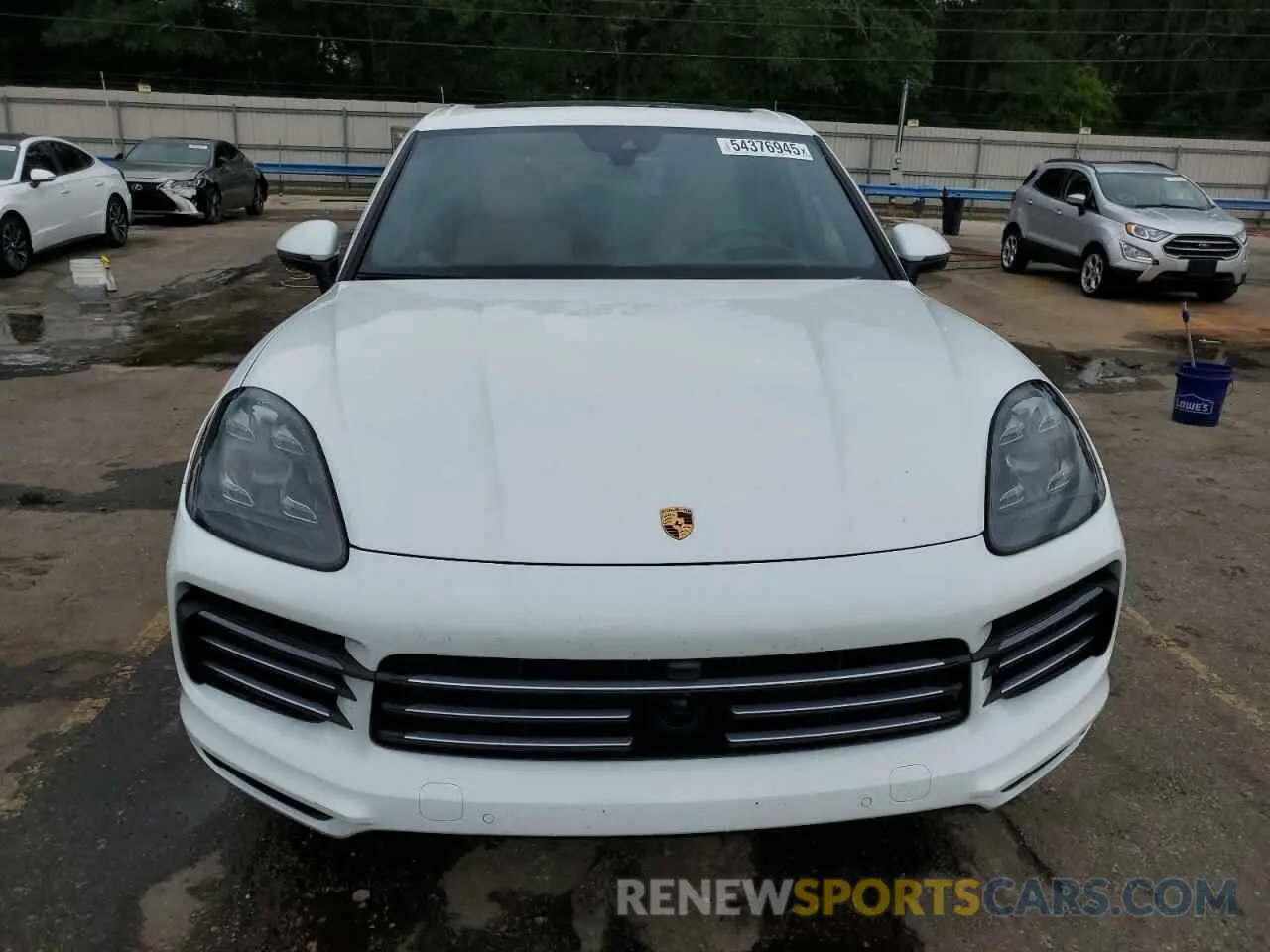 5 fotografías del automóvil dañado WP1AE2AY1MDA24696 PORSCHE CAYENNE 2021