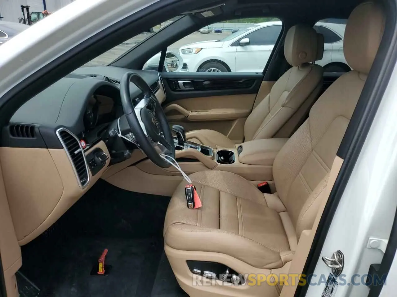 7 fotografías del automóvil dañado WP1AE2AY1MDA24696 PORSCHE CAYENNE 2021