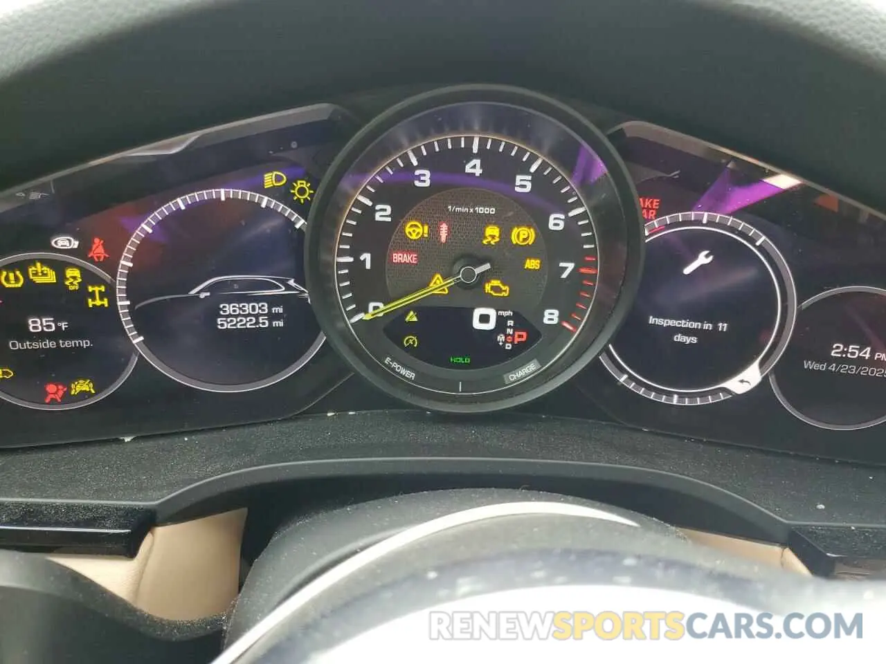9 fotografías del automóvil dañado WP1AE2AY1MDA24696 PORSCHE CAYENNE 2021