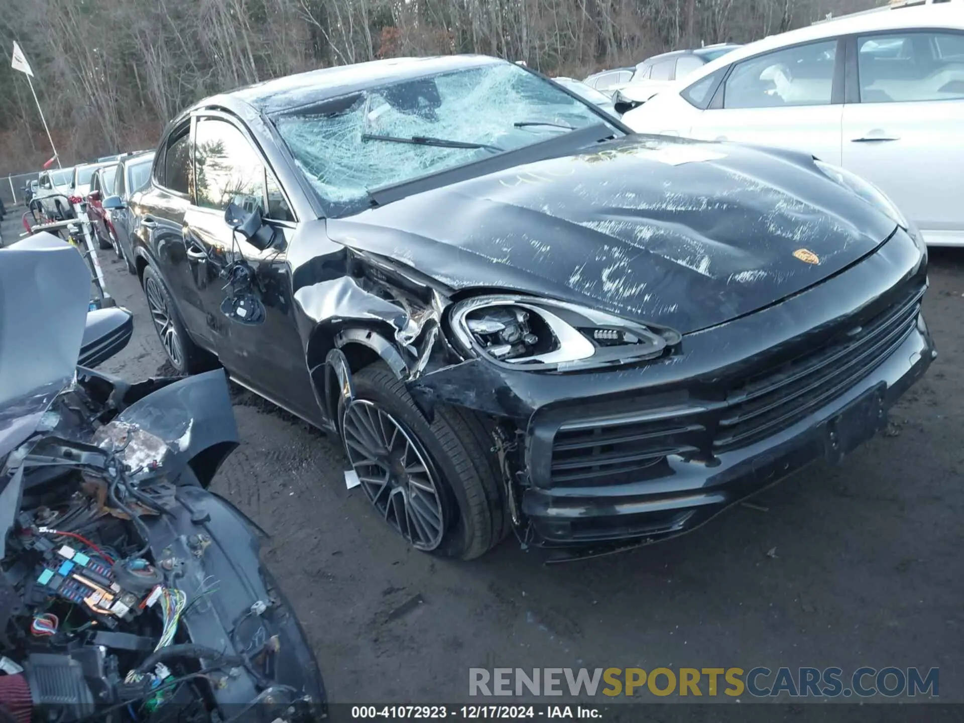 1 fotografías del automóvil dañado WP1BA2AY1MDA40137 PORSCHE CAYENNE 2021