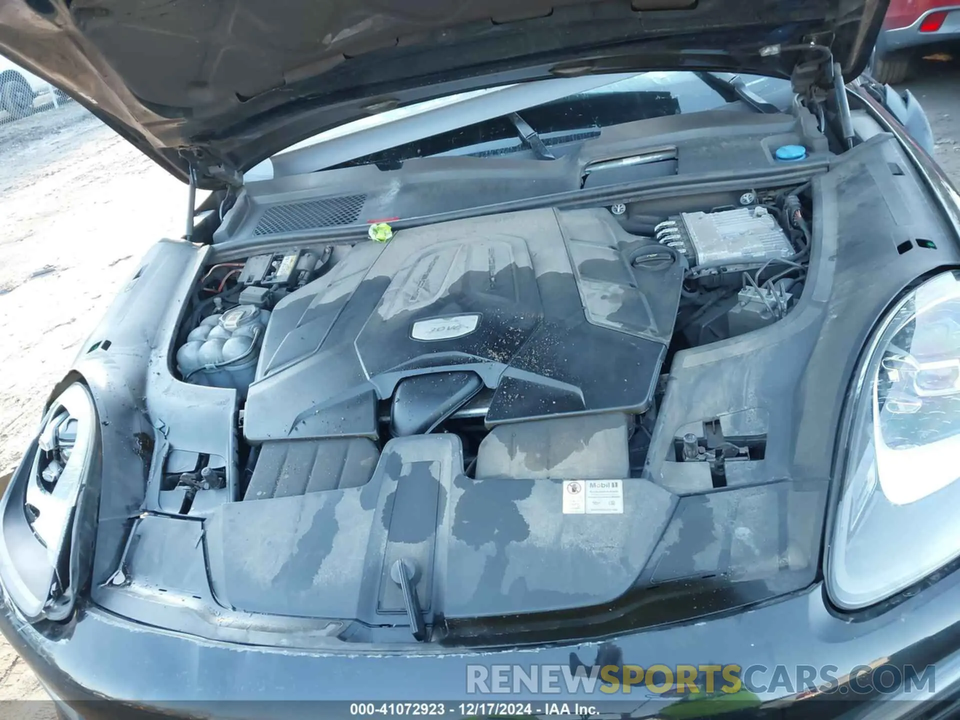 10 fotografías del automóvil dañado WP1BA2AY1MDA40137 PORSCHE CAYENNE 2021