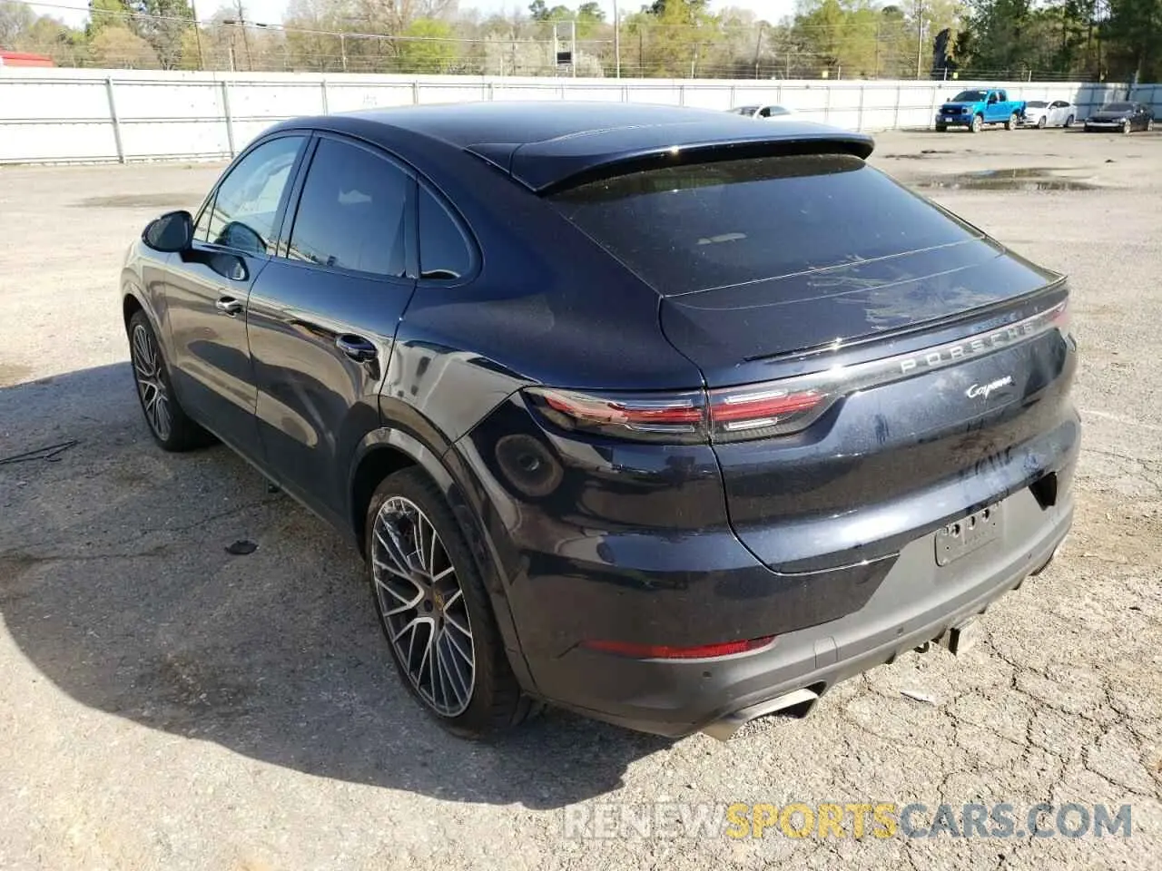3 fotografías del automóvil dañado WP1BA2AY1MDA40736 PORSCHE CAYENNE 2021