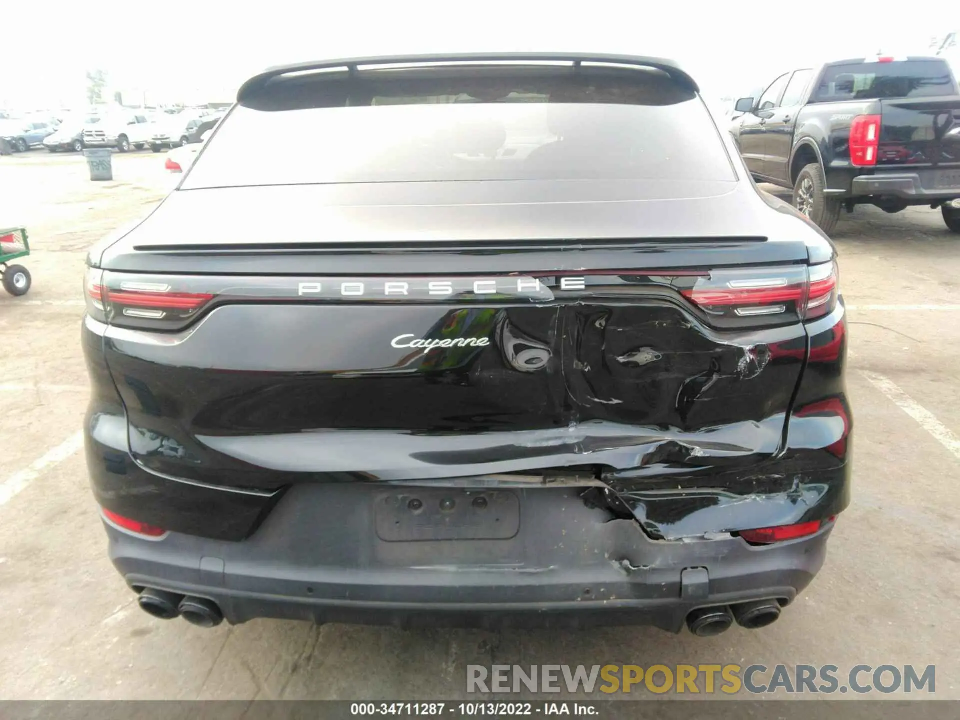 6 fotografías del automóvil dañado WP1BA2AY2MDA40745 PORSCHE CAYENNE 2021
