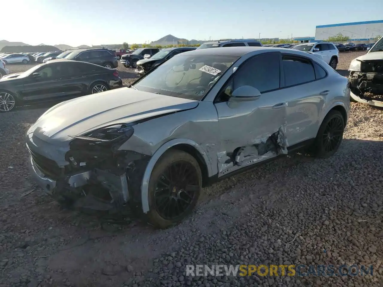 1 fotografías del automóvil dañado WP1BA2AY4MDA40505 PORSCHE CAYENNE 2021