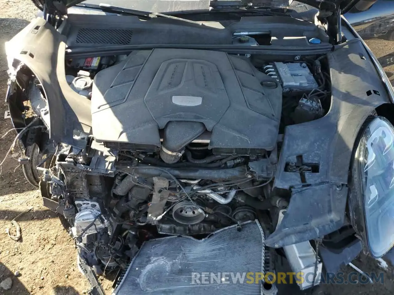 12 fotografías del automóvil dañado WP1BA2AY5MDA41596 PORSCHE CAYENNE 2021