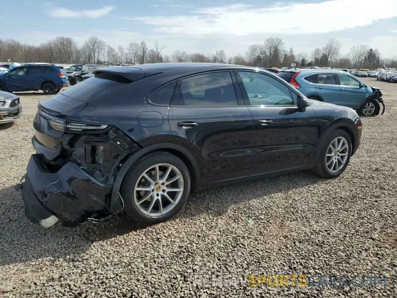 3 fotografías del automóvil dañado WP1BA2AY5MDA42828 PORSCHE CAYENNE 2021
