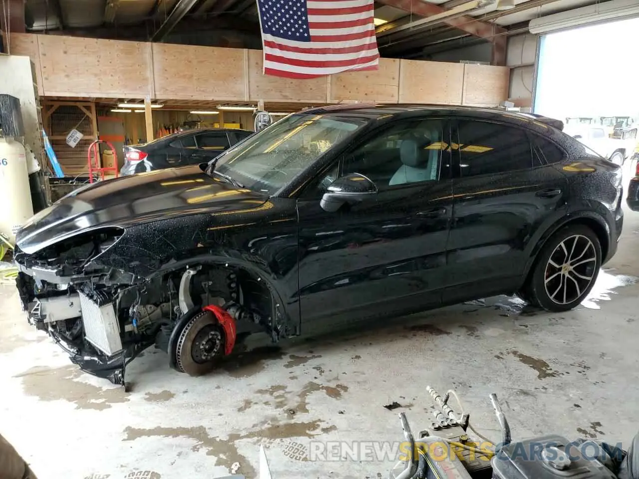 1 fotografías del automóvil dañado WP1BB2AY7MDA46621 PORSCHE CAYENNE 2021