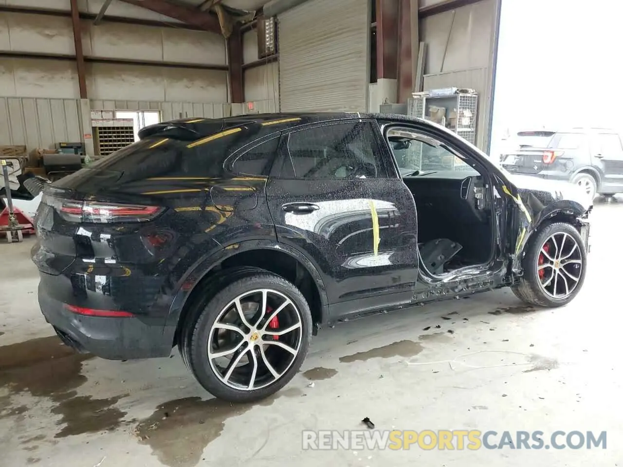 3 fotografías del automóvil dañado WP1BB2AY7MDA46621 PORSCHE CAYENNE 2021