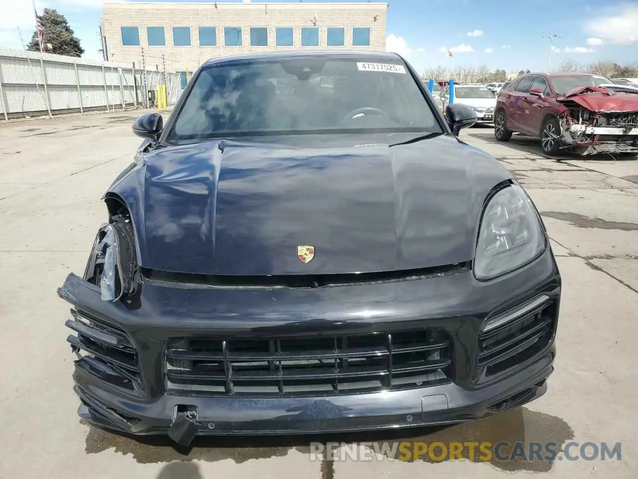 5 fotografías del automóvil dañado WP1BG2AY1MDA49824 PORSCHE CAYENNE 2021