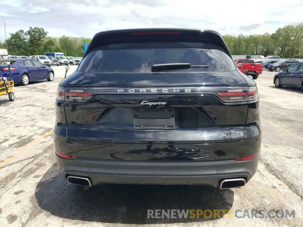 6 fotografías del automóvil dañado WP1AA2AY0NDA04856 PORSCHE CAYENNE 2022