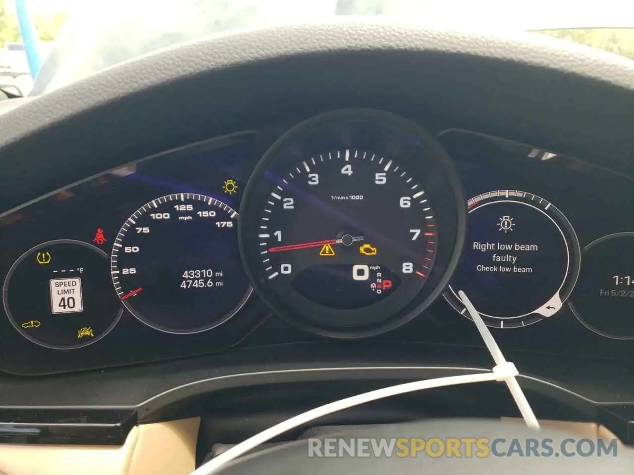 9 fotografías del automóvil dañado WP1AA2AY0NDA04856 PORSCHE CAYENNE 2022