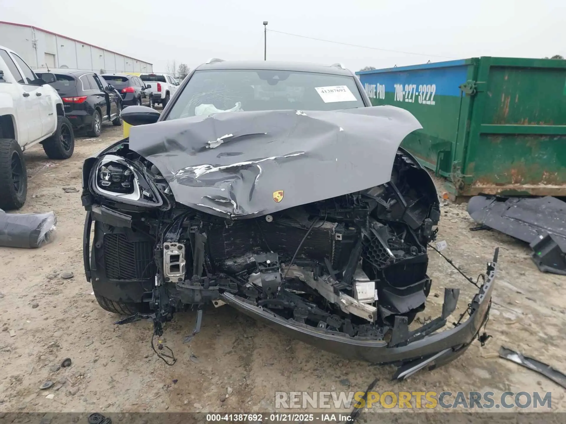 13 fotografías del automóvil dañado WP1AA2AY2NDA01408 PORSCHE CAYENNE 2022