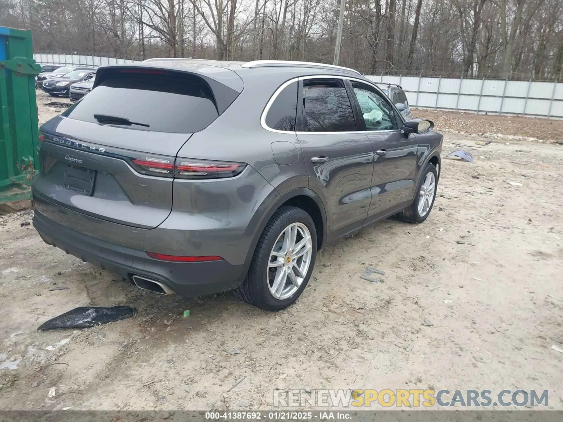 4 fotografías del automóvil dañado WP1AA2AY2NDA01408 PORSCHE CAYENNE 2022