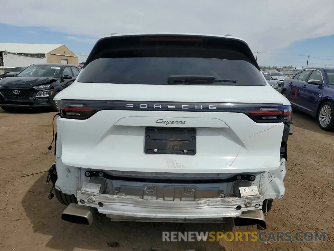 6 fotografías del automóvil dañado WP1AA2AY2NDA04695 PORSCHE CAYENNE 2022
