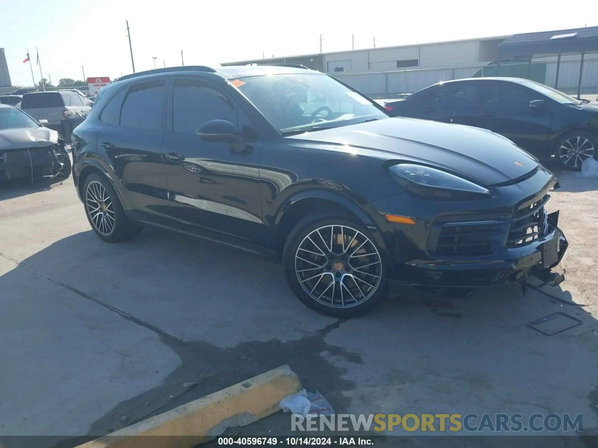 1 fotografías del automóvil dañado WP1AA2AY4NDA03550 PORSCHE CAYENNE 2022