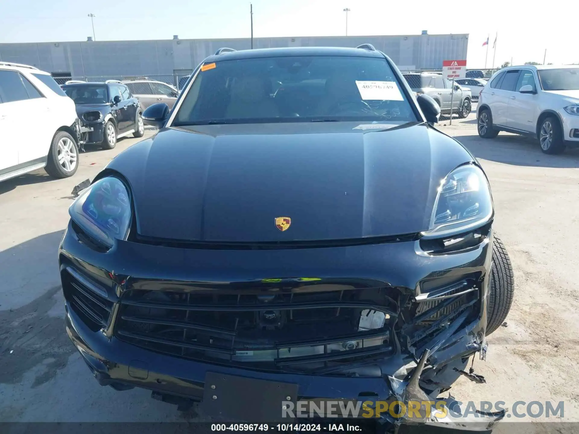 12 fotografías del automóvil dañado WP1AA2AY4NDA03550 PORSCHE CAYENNE 2022