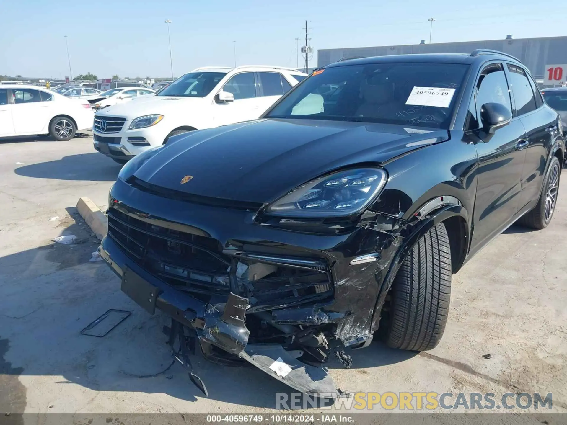 6 fotografías del automóvil dañado WP1AA2AY4NDA03550 PORSCHE CAYENNE 2022