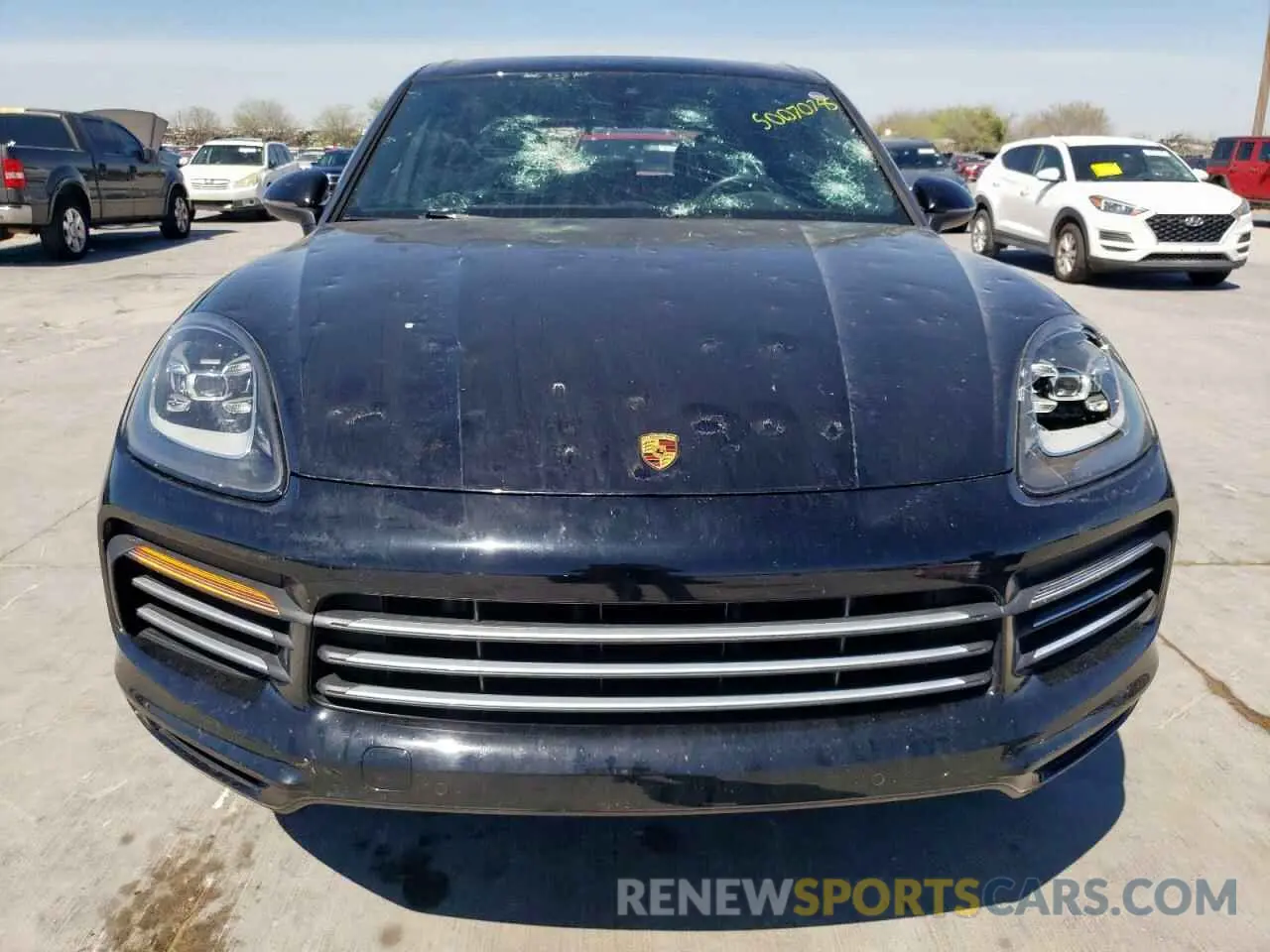 5 fotografías del automóvil dañado WP1AA2AY4NDA03564 PORSCHE CAYENNE 2022