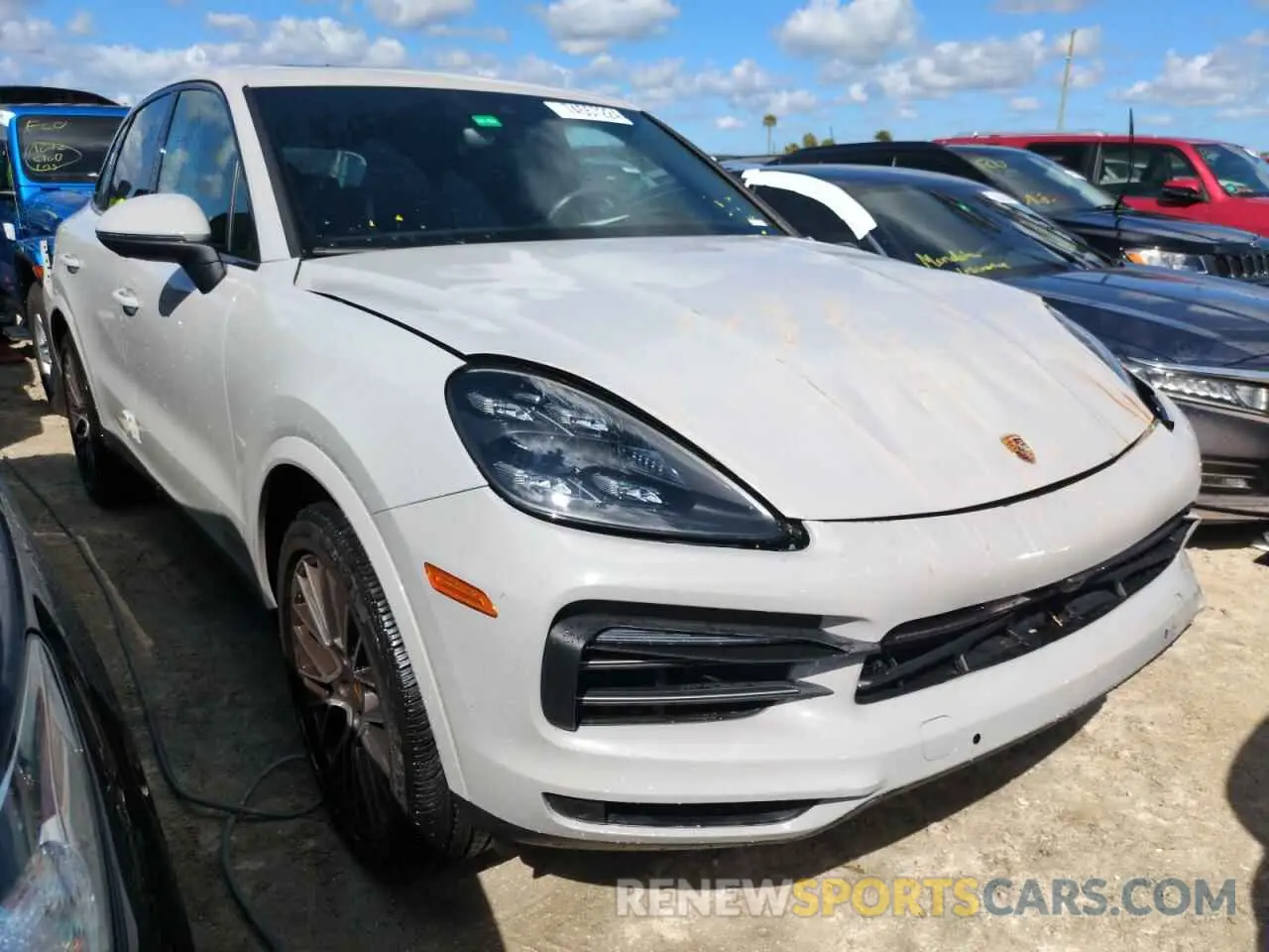 4 fotografías del automóvil dañado WP1AA2AY4NDA05752 PORSCHE CAYENNE 2022
