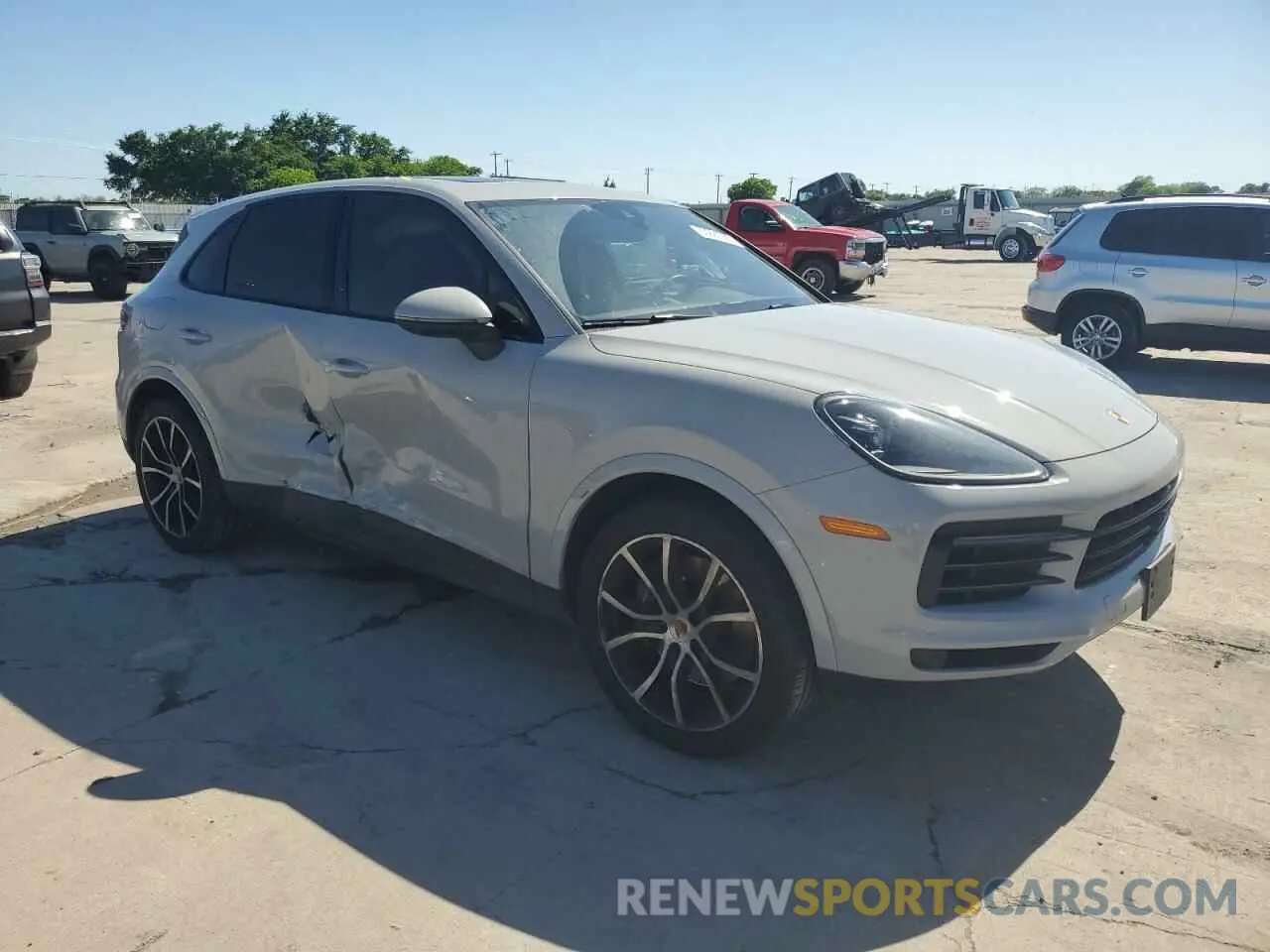 4 fotografías del automóvil dañado WP1AA2AY4NDA06108 PORSCHE CAYENNE 2022