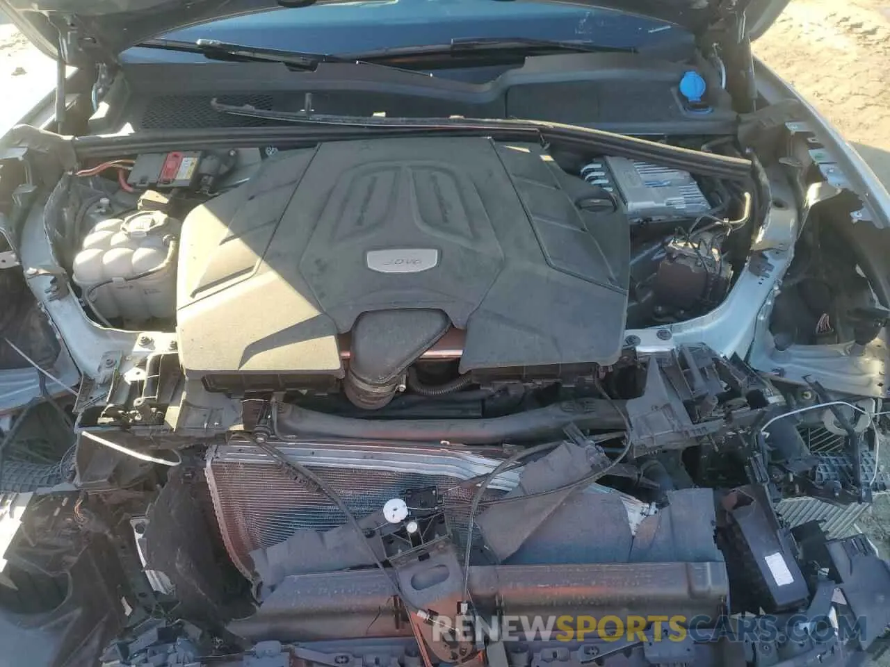 12 fotografías del automóvil dañado WP1AA2AY4NDA06688 PORSCHE CAYENNE 2022