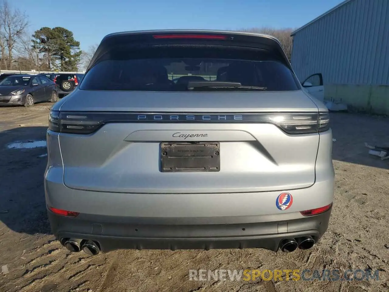 6 fotografías del automóvil dañado WP1AA2AY4NDA06688 PORSCHE CAYENNE 2022