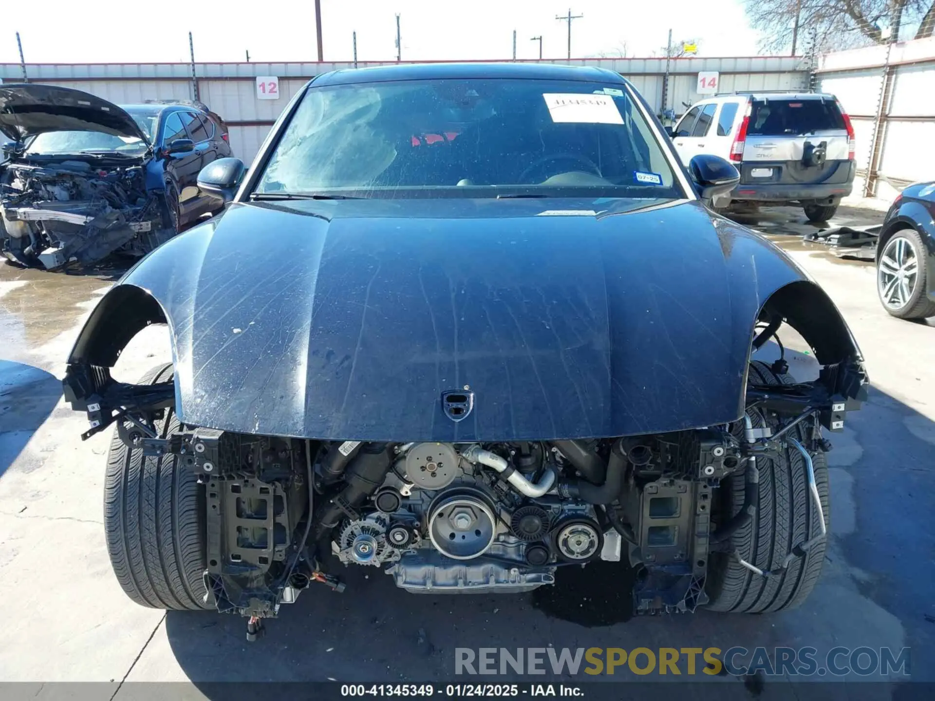 6 fotografías del automóvil dañado WP1AA2AY5NDA07039 PORSCHE CAYENNE 2022