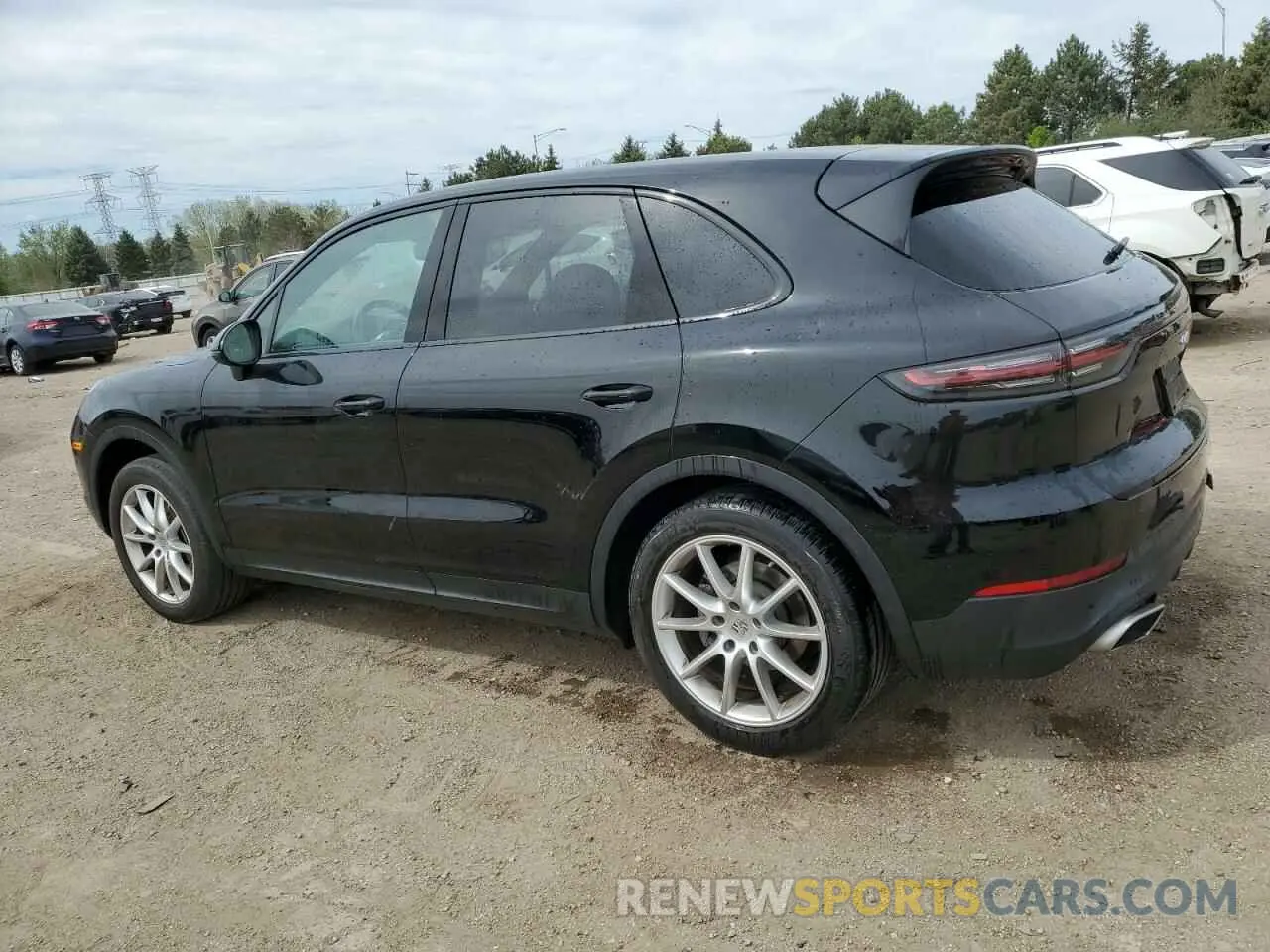 2 fotografías del automóvil dañado WP1AA2AY7NDA00593 PORSCHE CAYENNE 2022