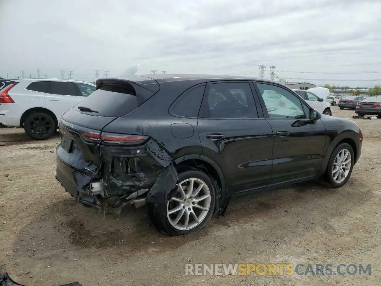 3 fotografías del automóvil dañado WP1AA2AY7NDA00593 PORSCHE CAYENNE 2022