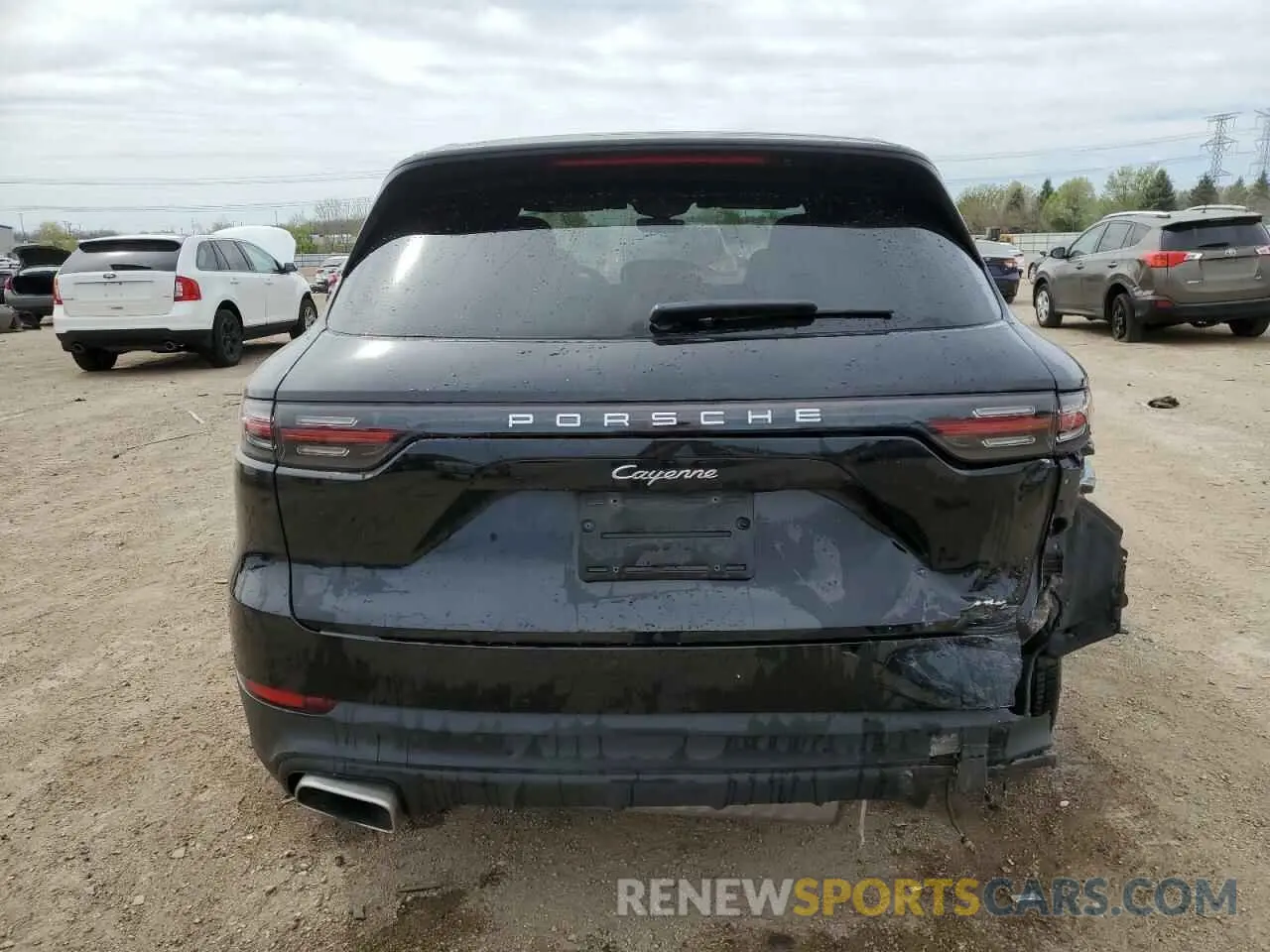 6 fotografías del automóvil dañado WP1AA2AY7NDA00593 PORSCHE CAYENNE 2022