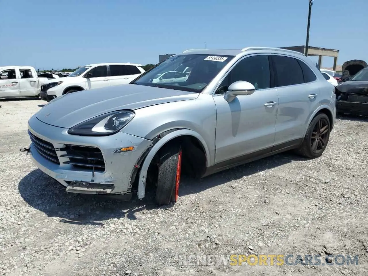 1 fotografías del automóvil dañado WP1AA2AY8NDA01171 PORSCHE CAYENNE 2022