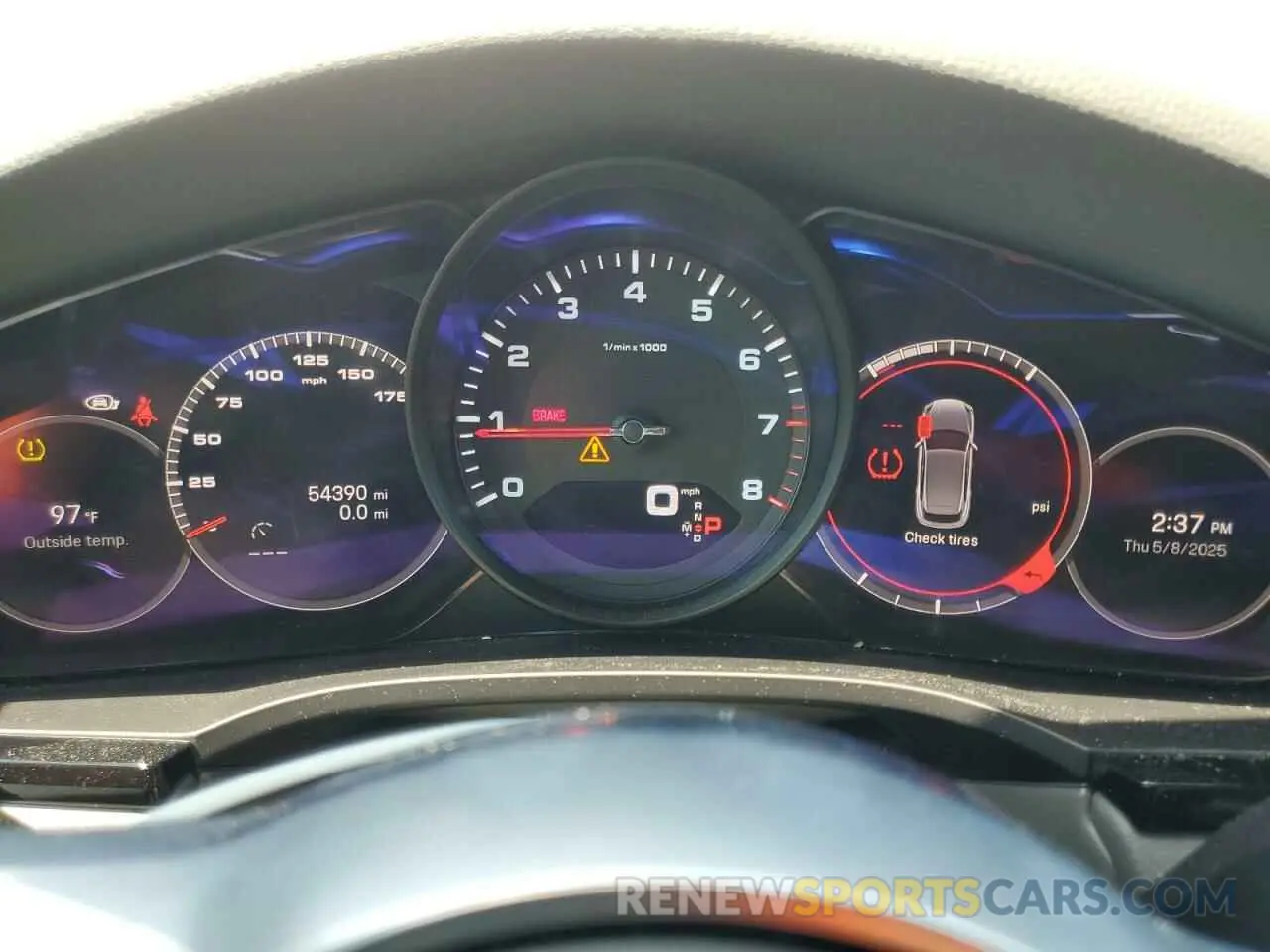9 fotografías del automóvil dañado WP1AA2AY8NDA01171 PORSCHE CAYENNE 2022