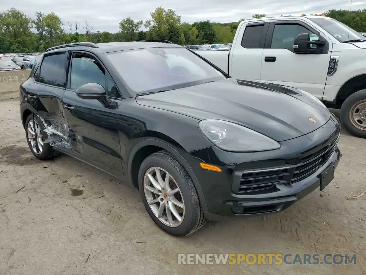 4 fotografías del automóvil dañado WP1AA2AY9NDA04824 PORSCHE CAYENNE 2022