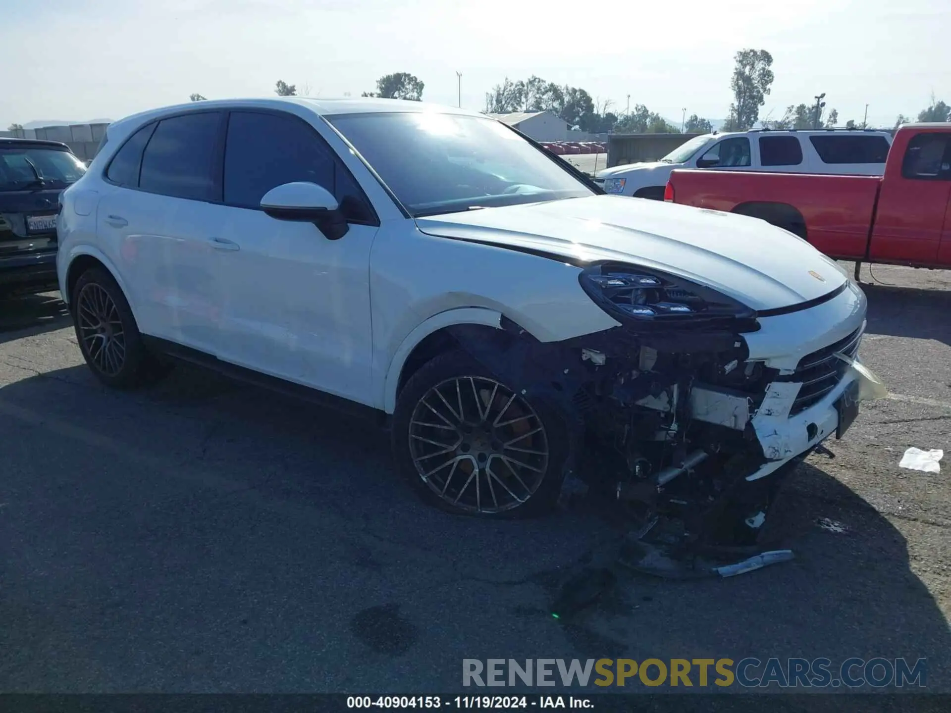 1 fotografías del automóvil dañado WP1AA2AY9NDA06671 PORSCHE CAYENNE 2022