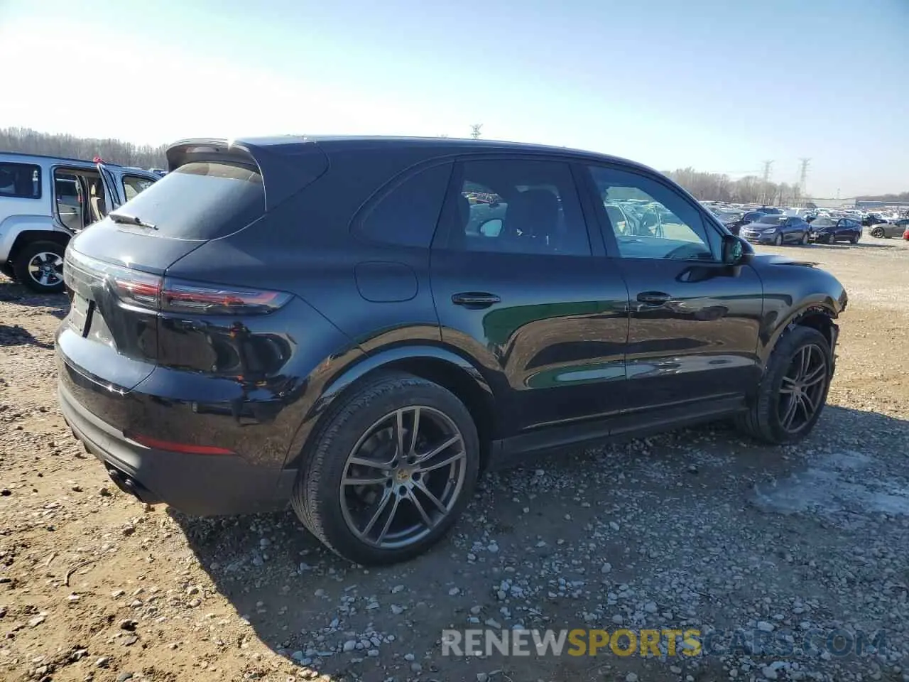 3 fotografías del automóvil dañado WP1AA2AY9NDA07058 PORSCHE CAYENNE 2022