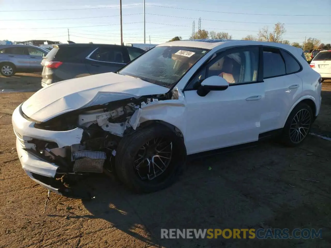 1 fotografías del automóvil dañado WP1AA2AY9NDA07691 PORSCHE CAYENNE 2022