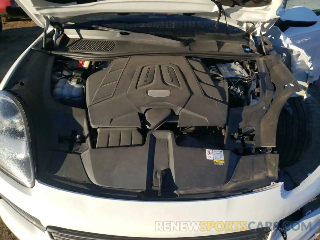 12 fotografías del automóvil dañado WP1AA2AY9NDA07691 PORSCHE CAYENNE 2022