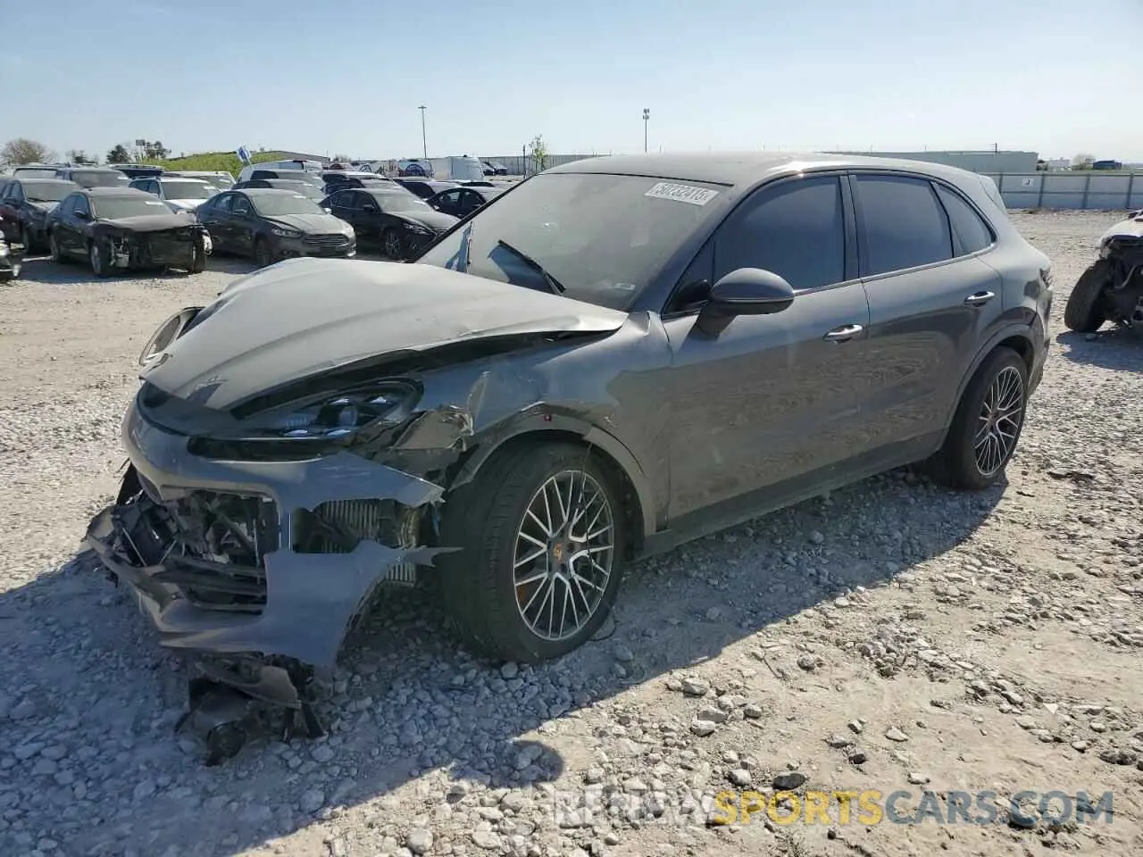 1 fotografías del automóvil dañado WP1AA2AYXNDA04363 PORSCHE CAYENNE 2022