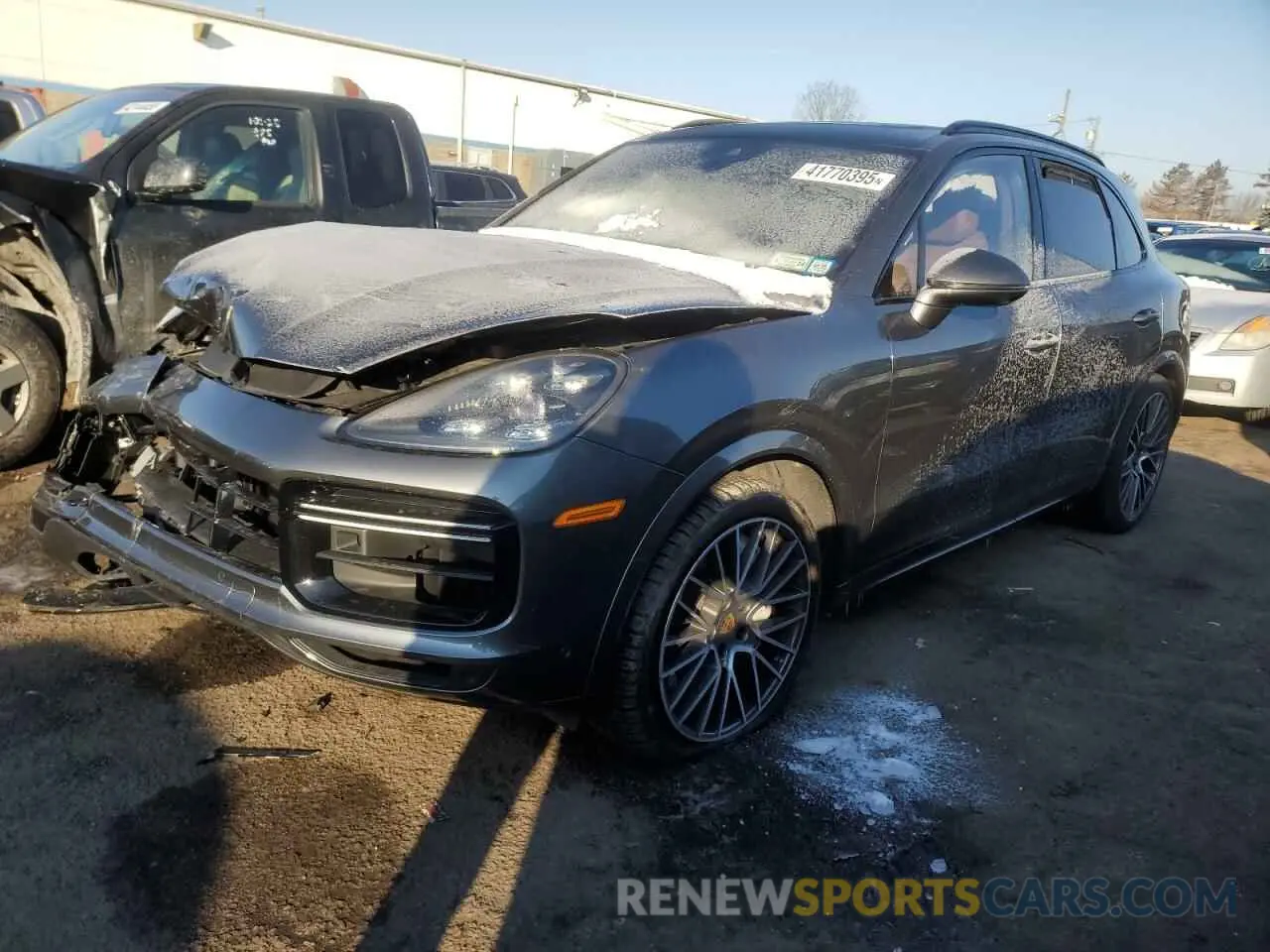 1 fotografías del automóvil dañado WP1AF2AY4NDA44262 PORSCHE CAYENNE 2022