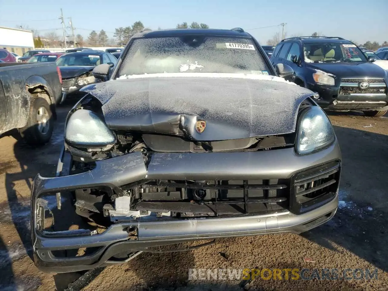 5 fotografías del automóvil dañado WP1AF2AY4NDA44262 PORSCHE CAYENNE 2022