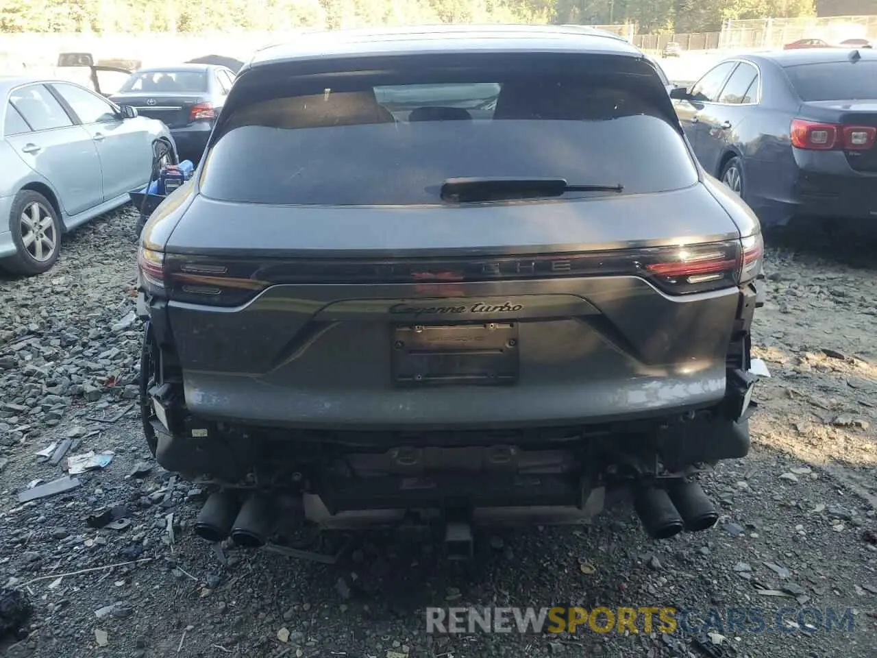 6 fotografías del automóvil dañado WP1AF2AY5NDA44206 PORSCHE CAYENNE 2022