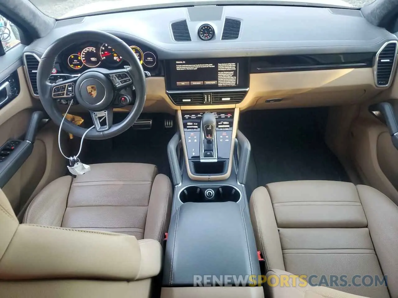 8 fotografías del automóvil dañado WP1AF2AY5NDA44206 PORSCHE CAYENNE 2022