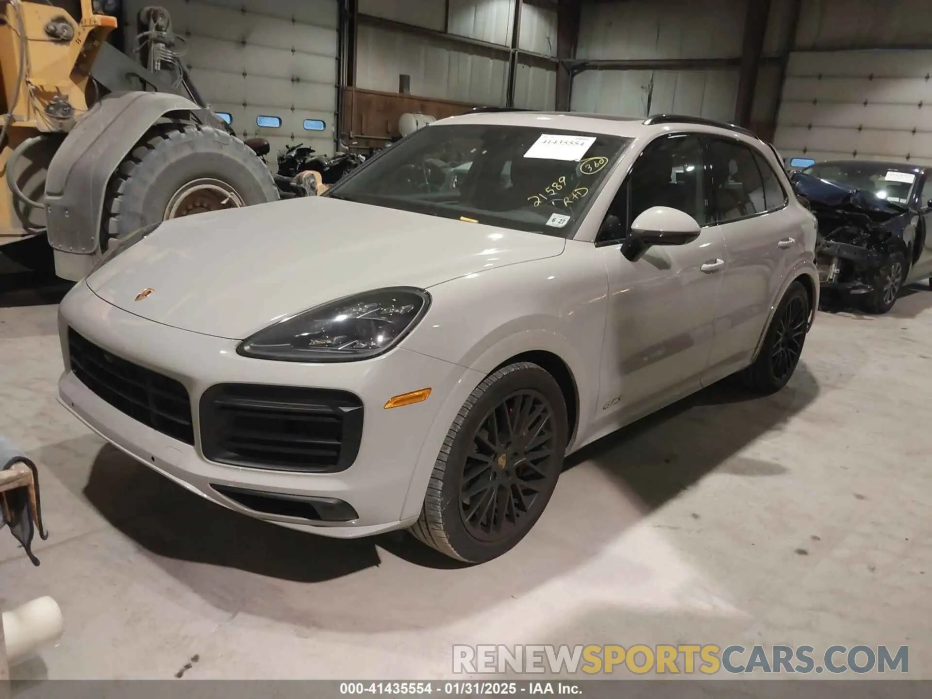2 fotografías del automóvil dañado WP1AG2AY8NDA39000 PORSCHE CAYENNE 2022