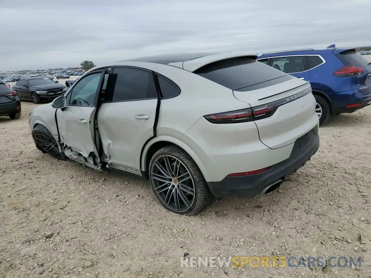 2 fotografías del automóvil dañado WP1BA2AY8NDA48902 PORSCHE CAYENNE 2022
