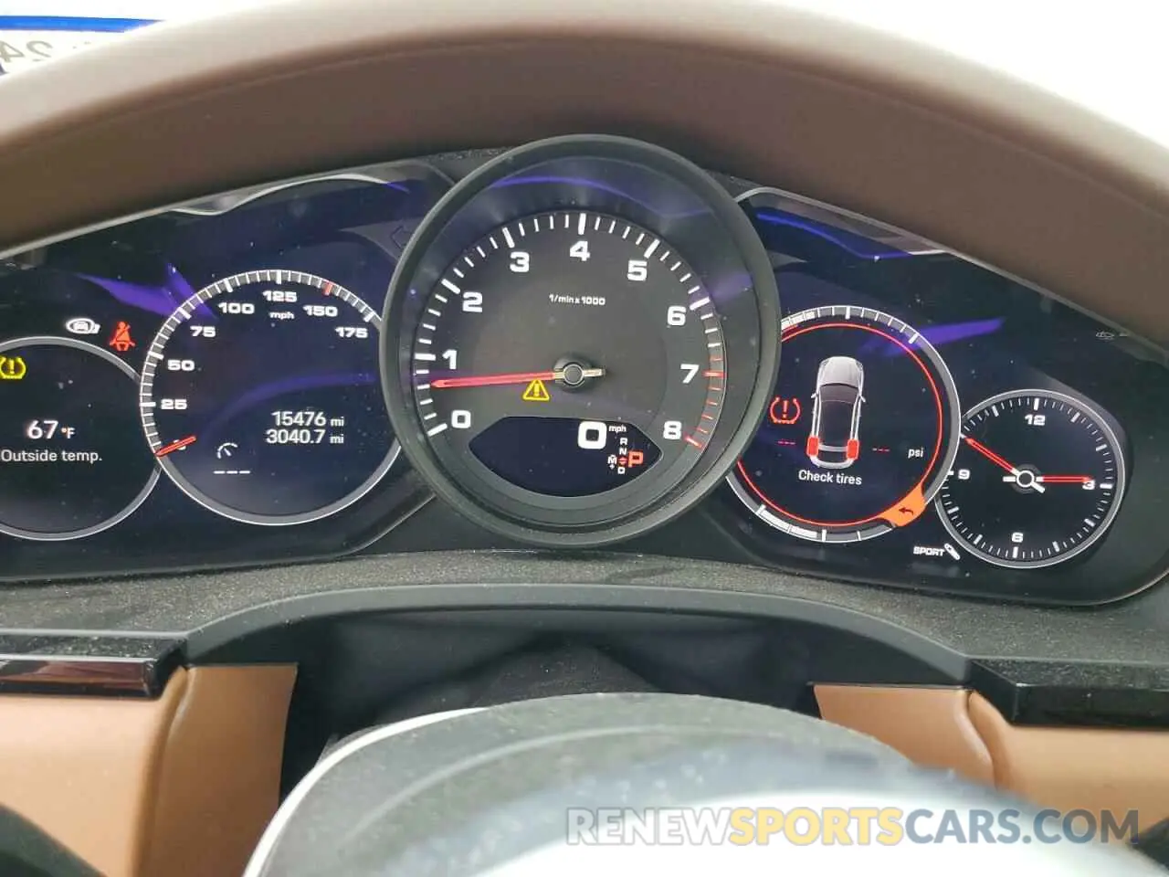 9 fotografías del automóvil dañado WP1BA2AY8NDA48902 PORSCHE CAYENNE 2022