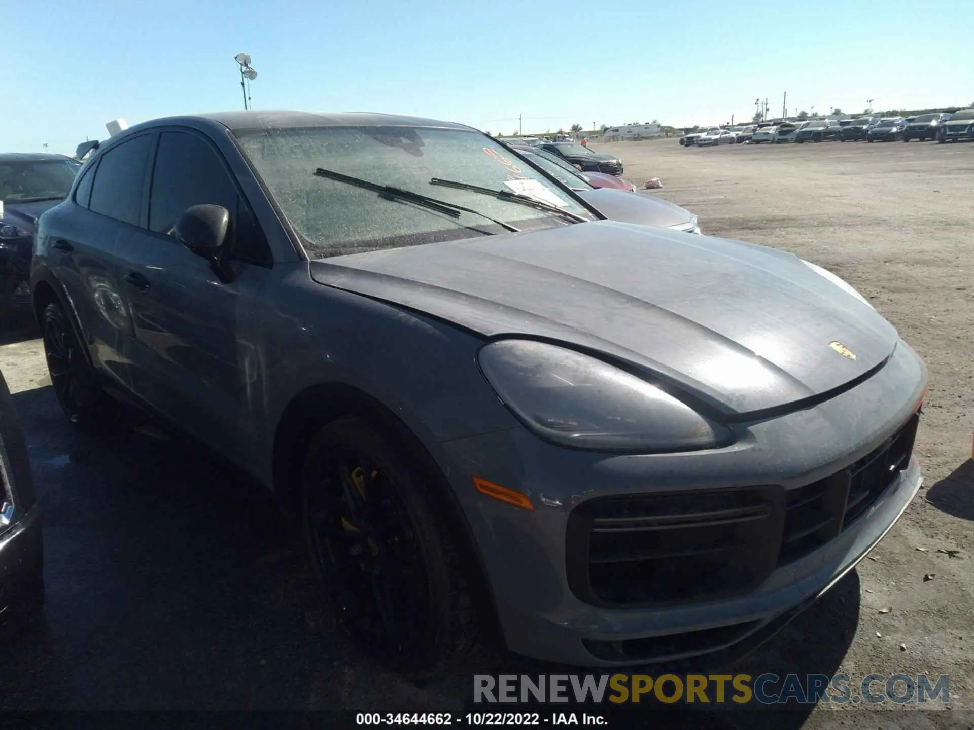 1 fotografías del automóvil dañado WP1BK2AY7NDA60276 PORSCHE CAYENNE 2022