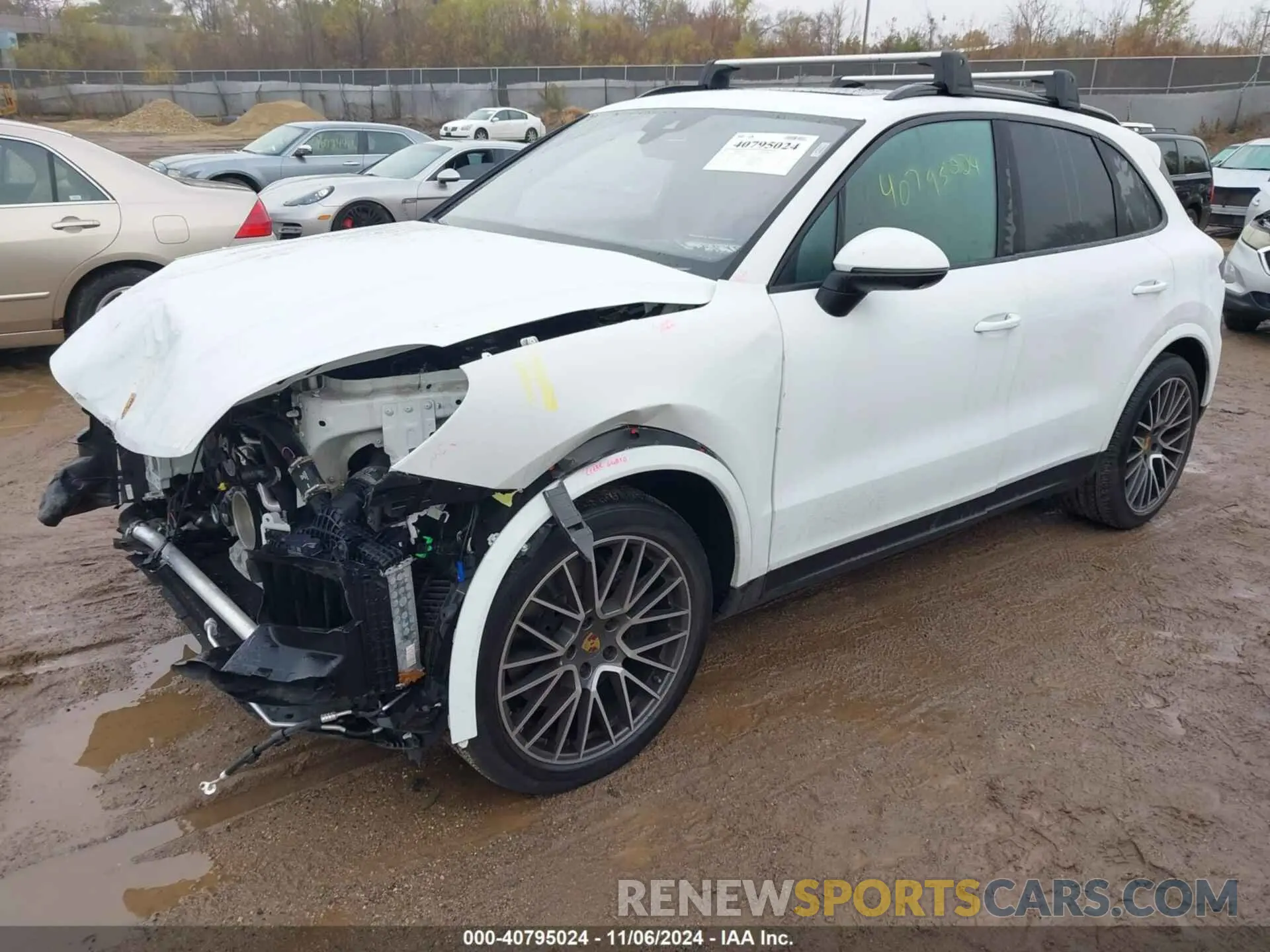 2 fotografías del automóvil dañado WP1AA2AY1PDA09213 PORSCHE CAYENNE 2023