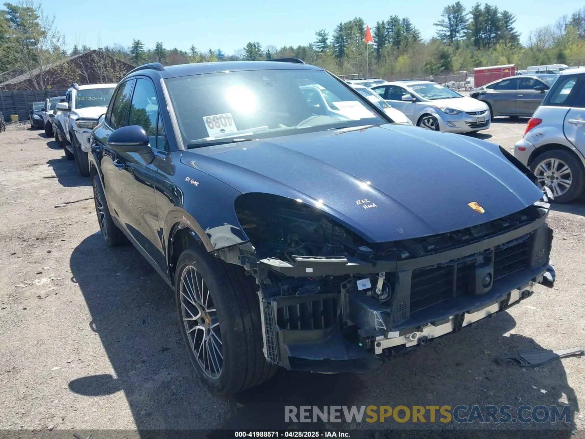 1 fotografías del automóvil dañado WP1AA2AY1PDA09888 PORSCHE CAYENNE 2023